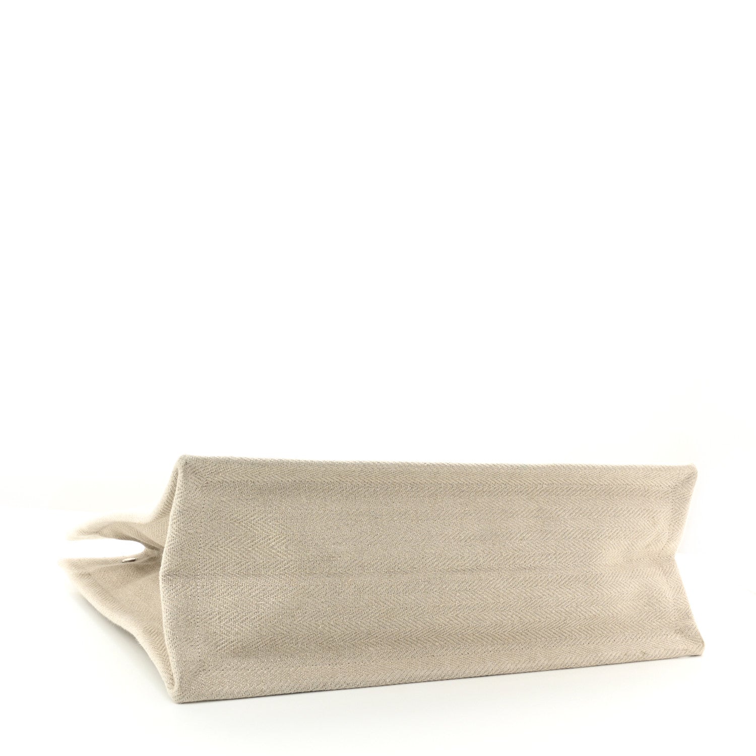 Saint Laurent Linen Calfskin Rive Gauche Tote Beige Sea Salt 4 of 10