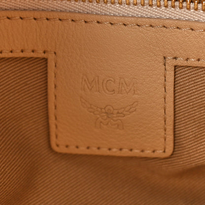 MCM Visetos Medium Crossbody Pouch Beige 6 of 11