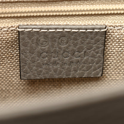 Gucci Dollar Calfskin Interlocking G Top Handle Shoulder Bag Loess 8 of 11