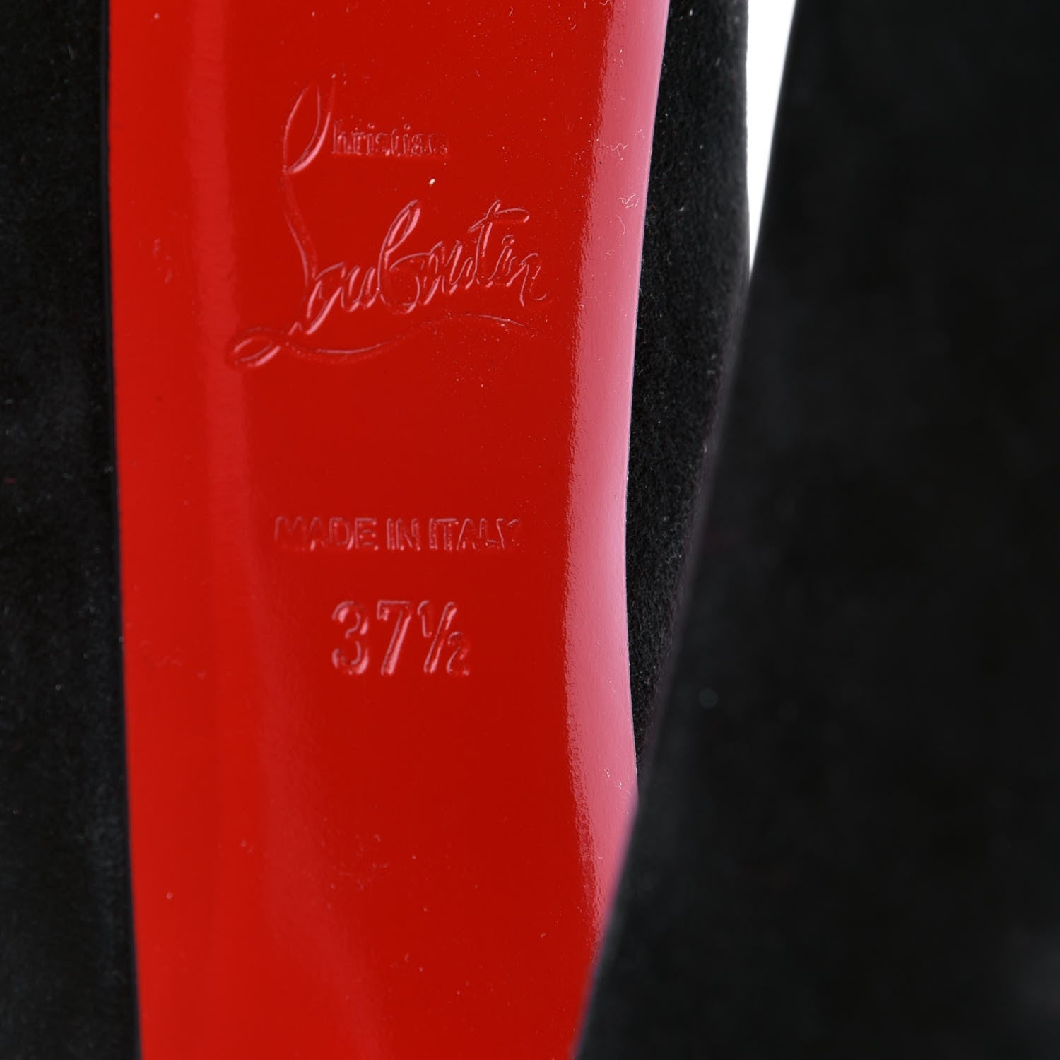 Christian Louboutin Veau Velours Tartarina 160 Pumps 37.5 Black 7 of 10