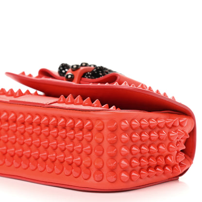 Christian Louboutin Calfskin Spiked Sweety Charity Crossbody Bag Papaye 10 of 10