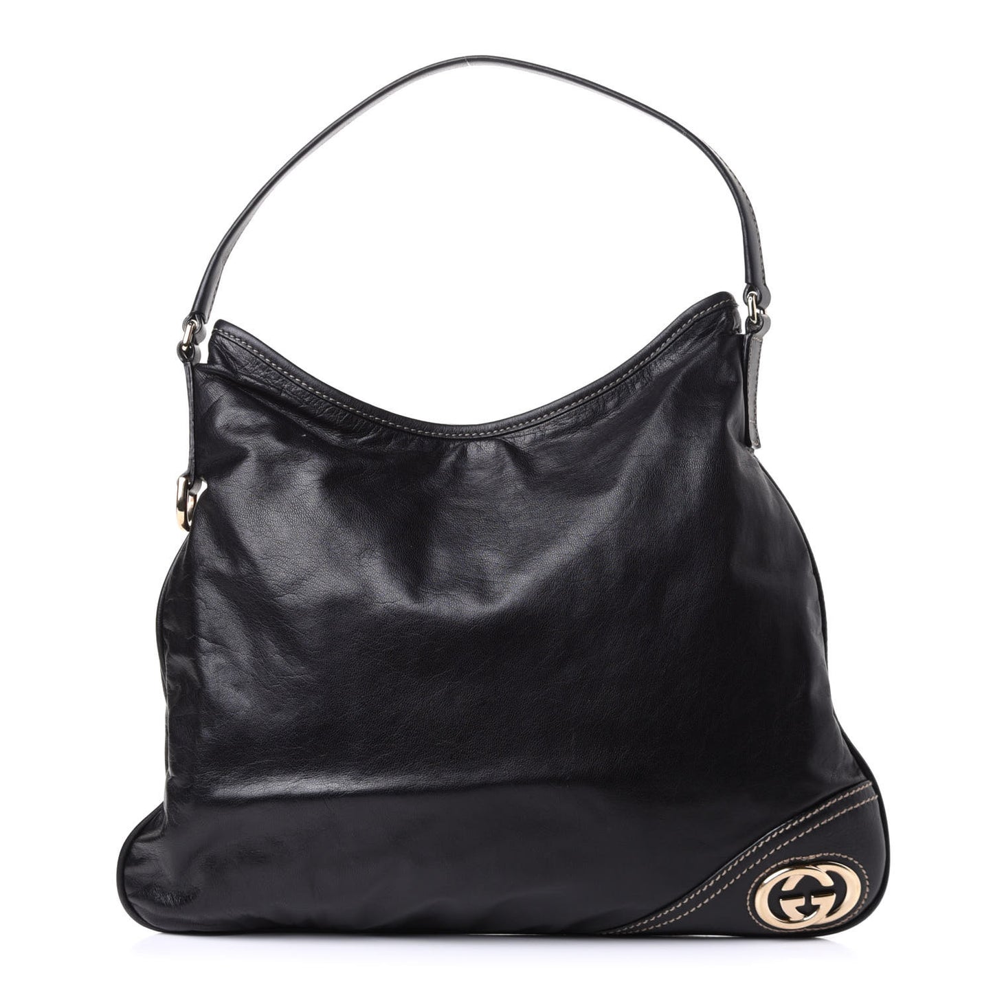 Calfskin Medium New Britt Hobo Black