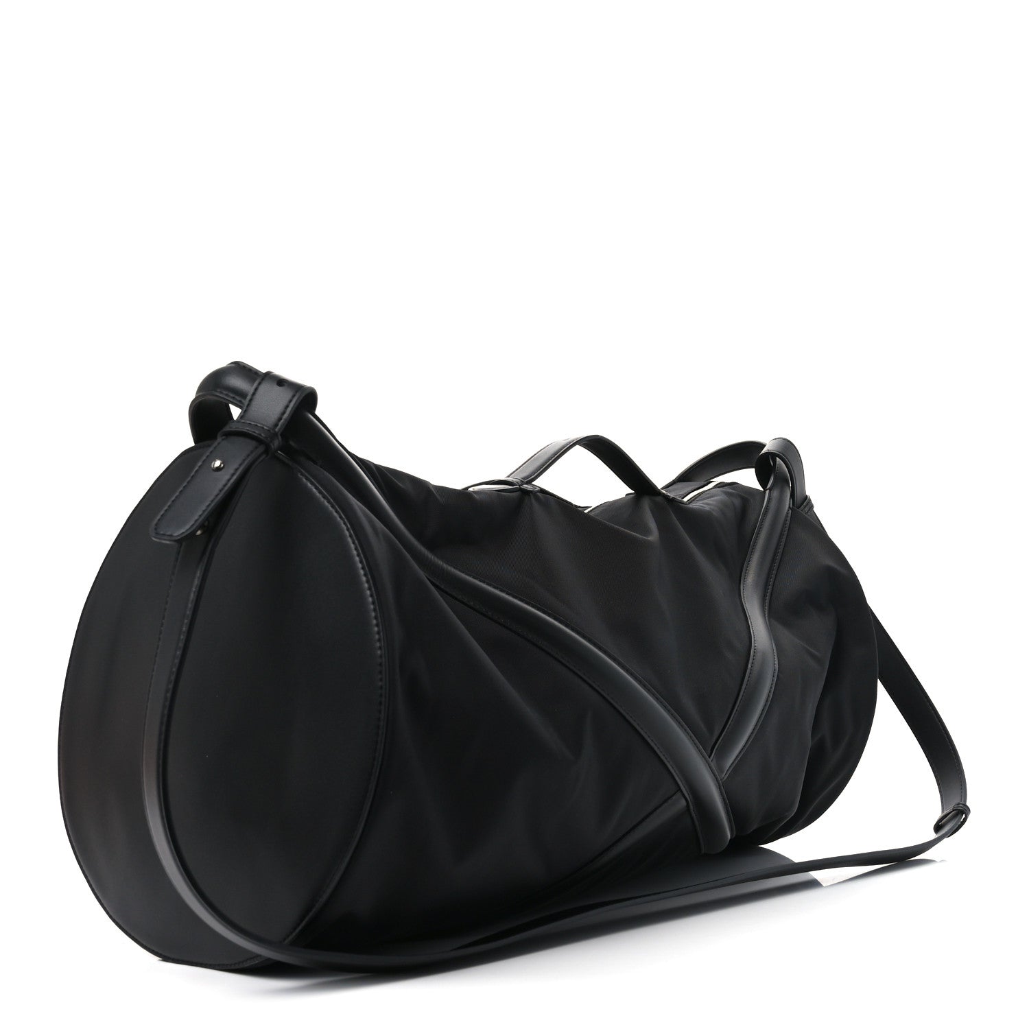 Alexander McQueen Nylon Cordura Nappa Gym Bag Black 2 of 8