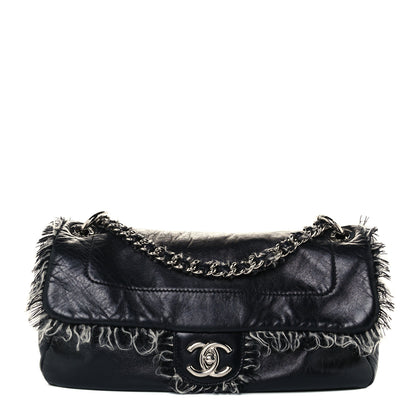 Chanel Lambskin Tweedy Flap Black 1 of 11