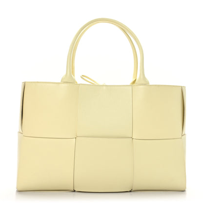 Bottega Veneta Calfskin Intreccio Medium Arco Tote Sherbert 3 of 9