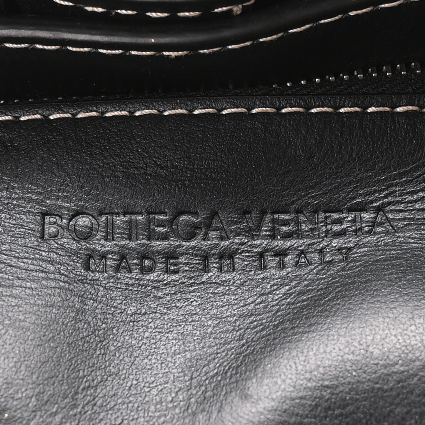 Calfskin Maxi Intrecciato Edge Stitch Cassette Crossbody Bag Black