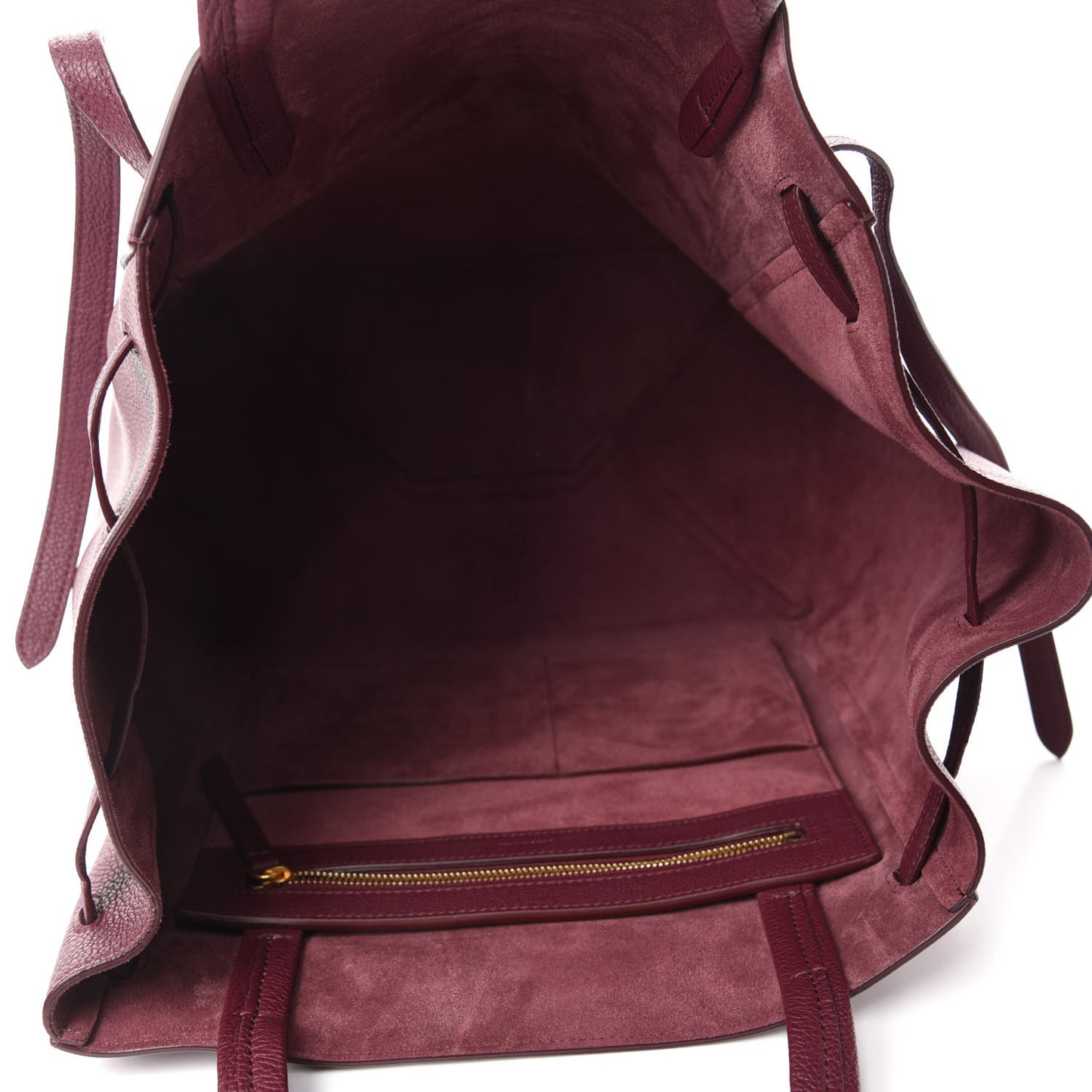 Soft Grained Calfskin Small Belt Cabas Phantom Acai