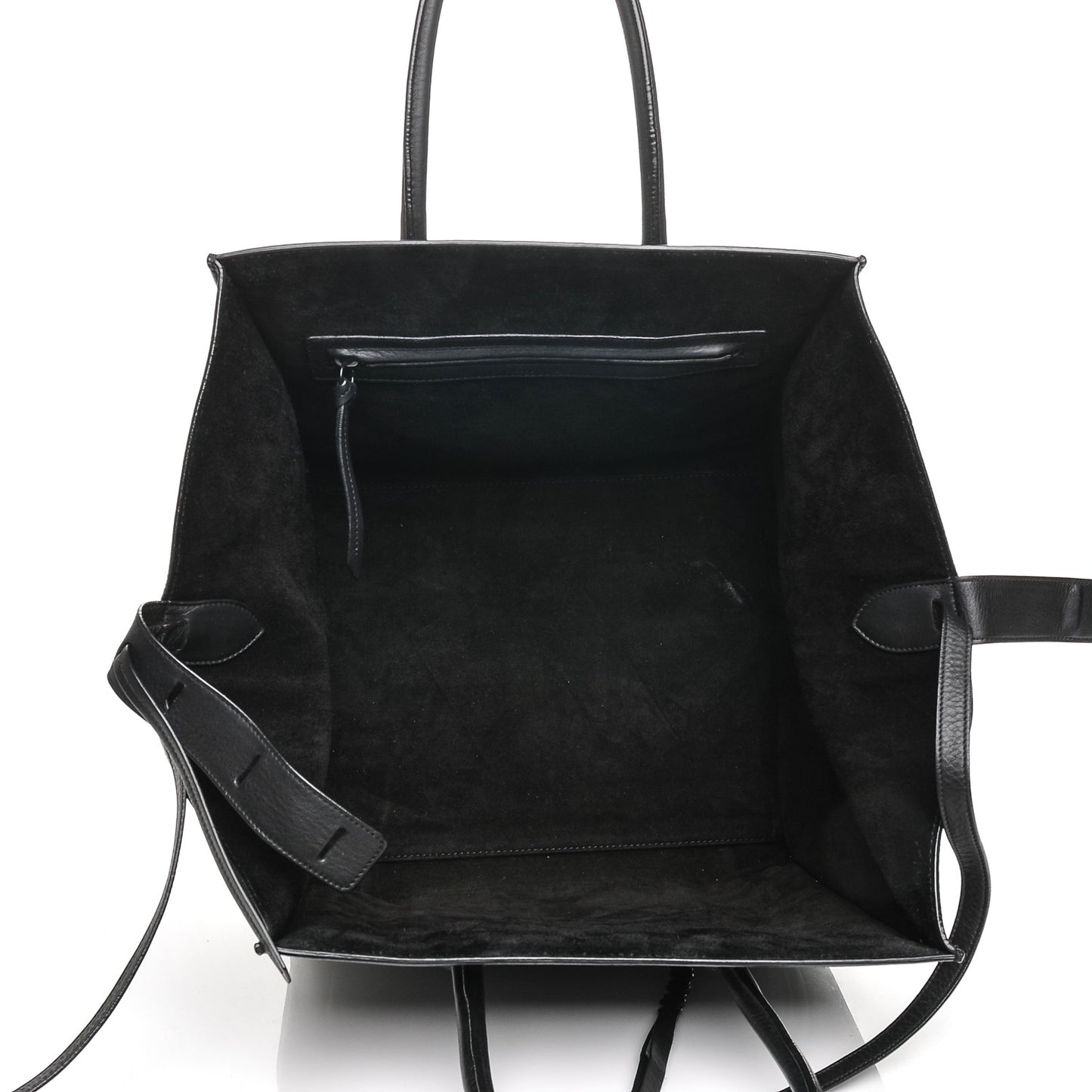 Supple Calfskin Medium Phantom Luggage Black