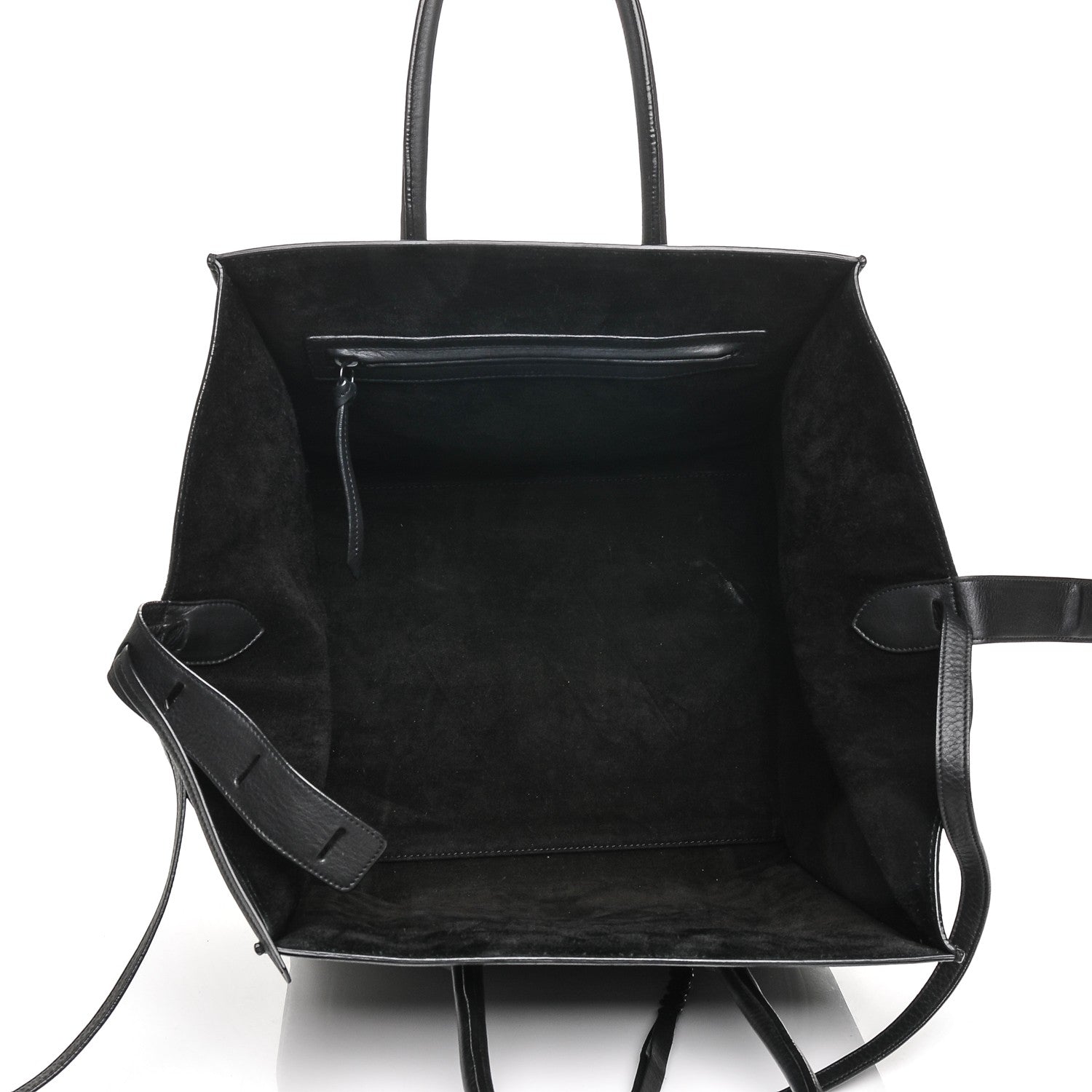 Celine Supple Calfskin Medium Phantom Luggage Black 5 of 7
