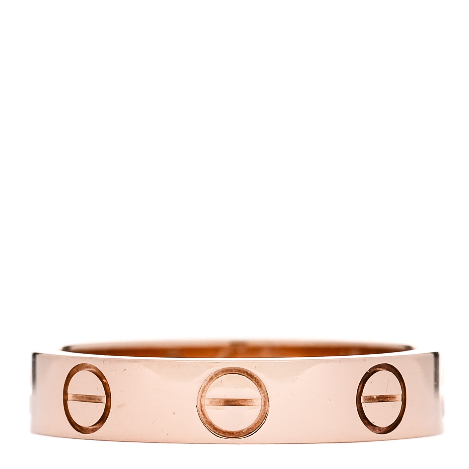 Cartier 18K Pink Gold 3.5mm LOVE Wedding Band Ring 47 4 1 of 5