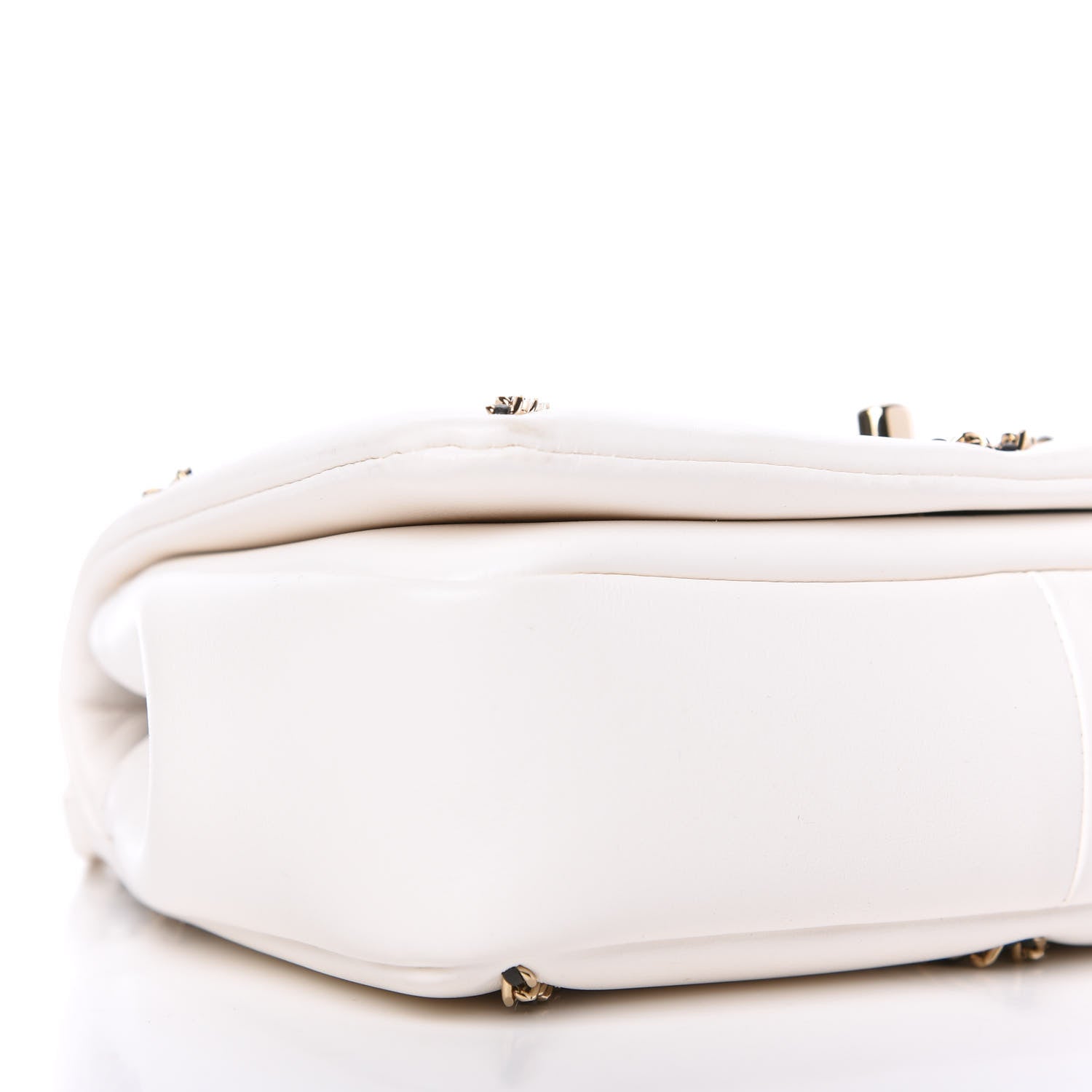Chanel Lambskin Small Entwined Chain Flap White 6 of 11