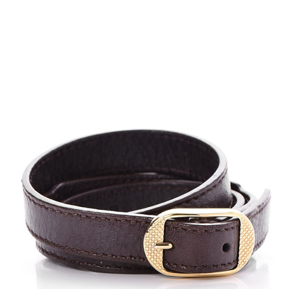 Balenciaga Agneau Giant Gold Triple Tour M Bracelet Cigare Fonce 3 of 8