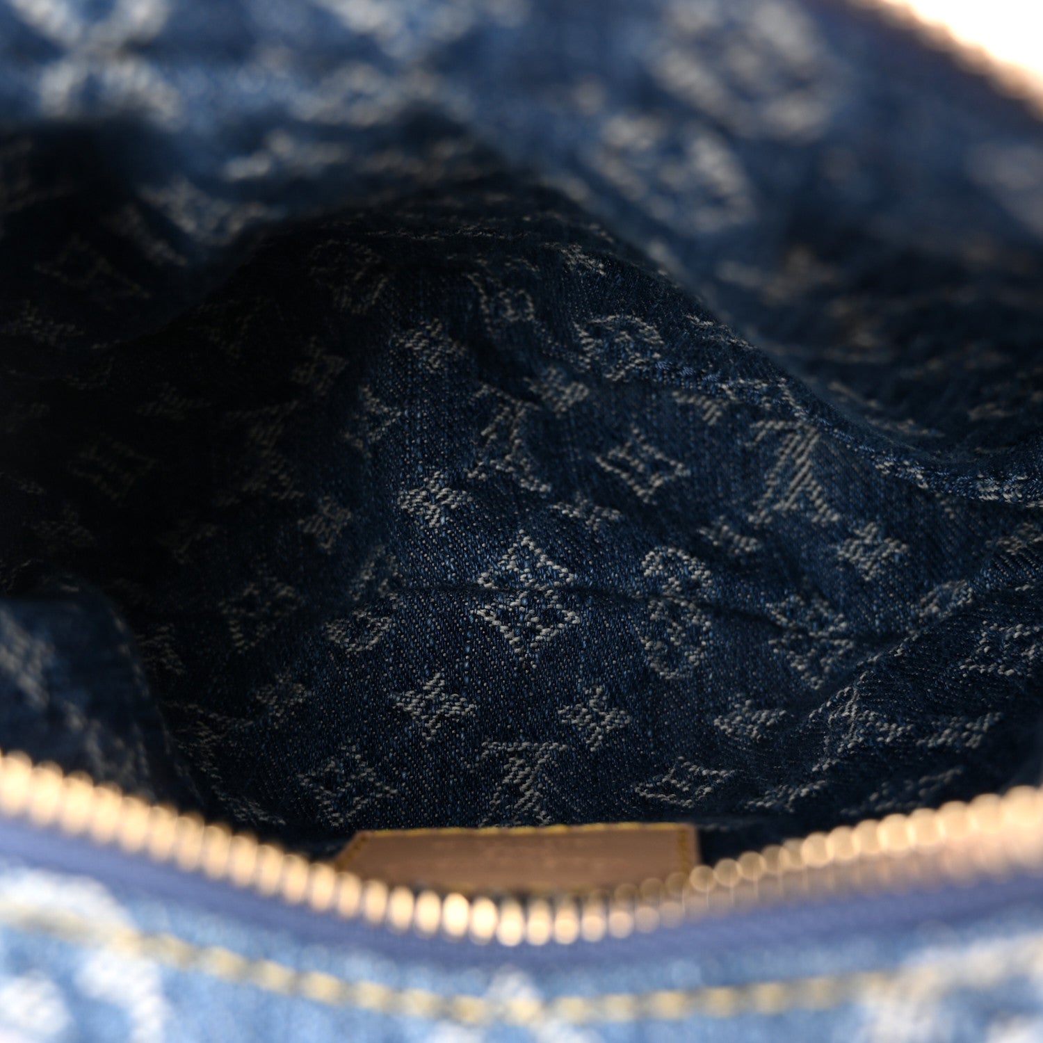 Louis Vuitton Monogram Denim Pochette Valley Blue 5 of 10