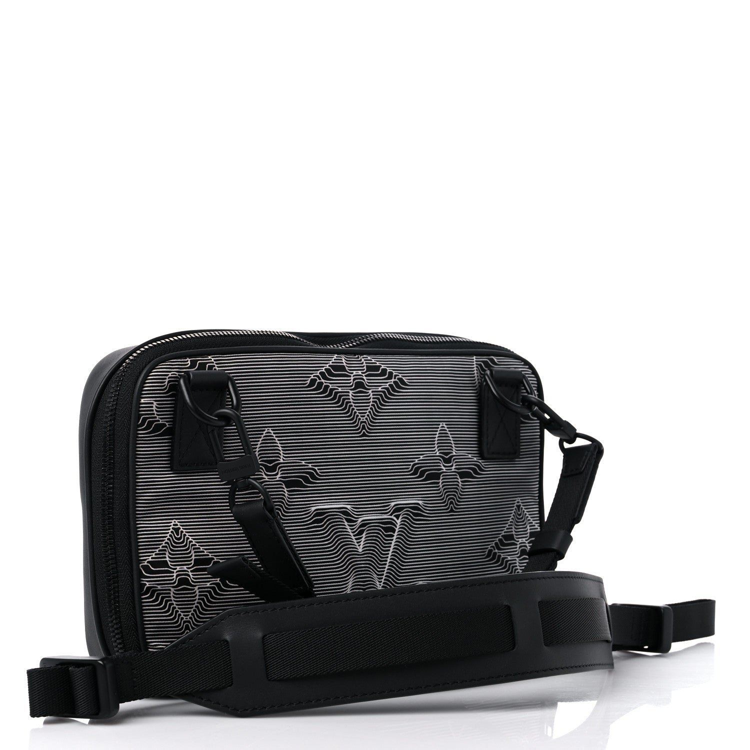 Louis Vuitton Calfskin Monogram 2054 Capsule Expandable Messenger Grey Black 3 of 8