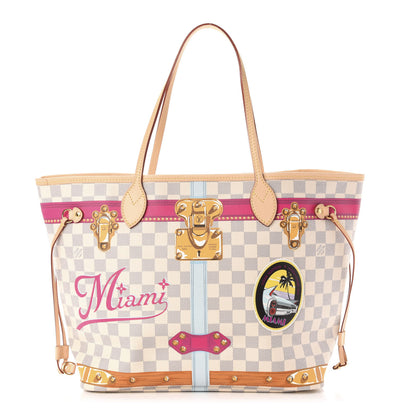 Louis Vuitton Damier Azur Summer Trunks Miami Neo Neverfull MM 1 of 10