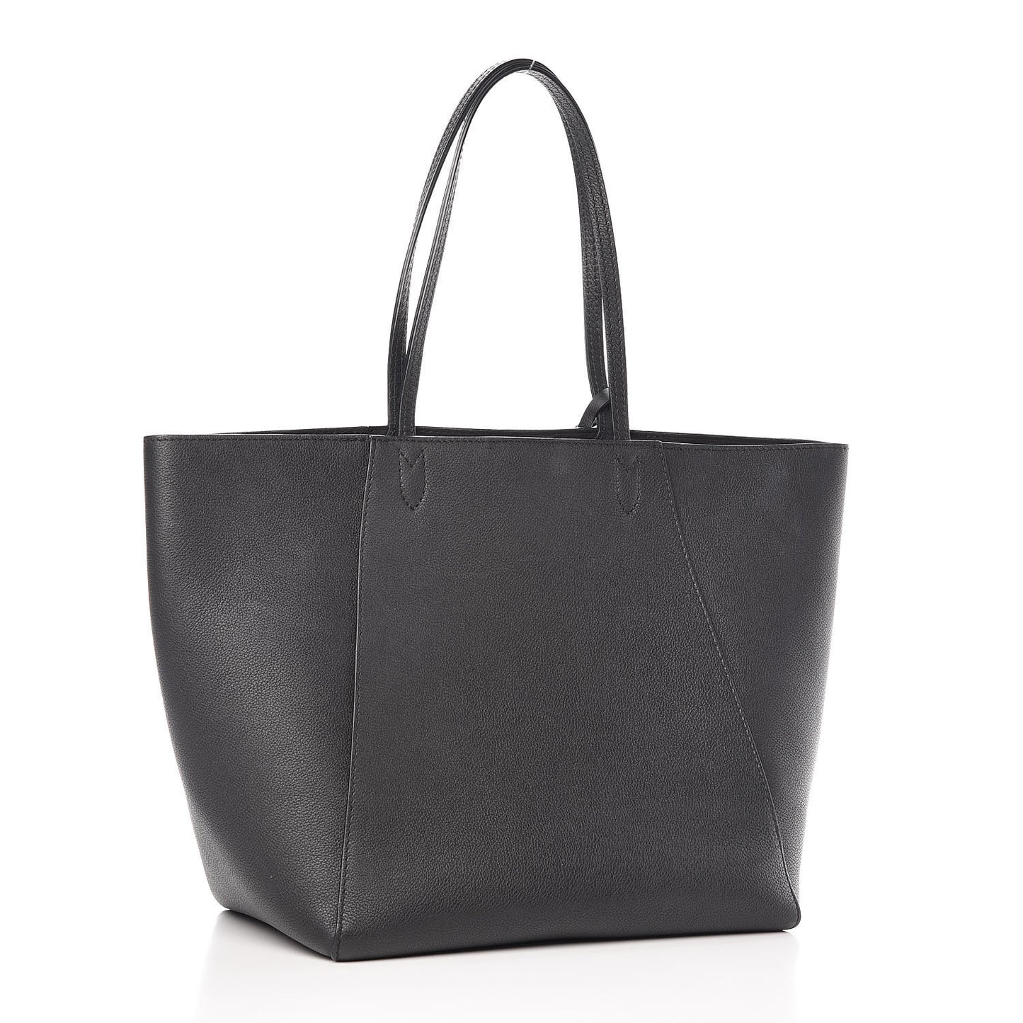 Calfskin Lockme Cabas Black