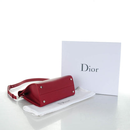 Christian Dior Bullcalf Medium Diorever Flap Indian Red 4 of 7