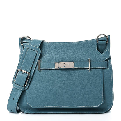 Hermes Taurillon Clemence Jypsiere 31 Blue Jean 1 of 10