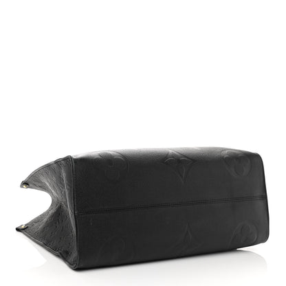 Louis Vuitton Empreinte Monogram Giant Onthego MM Black 4 of 11
