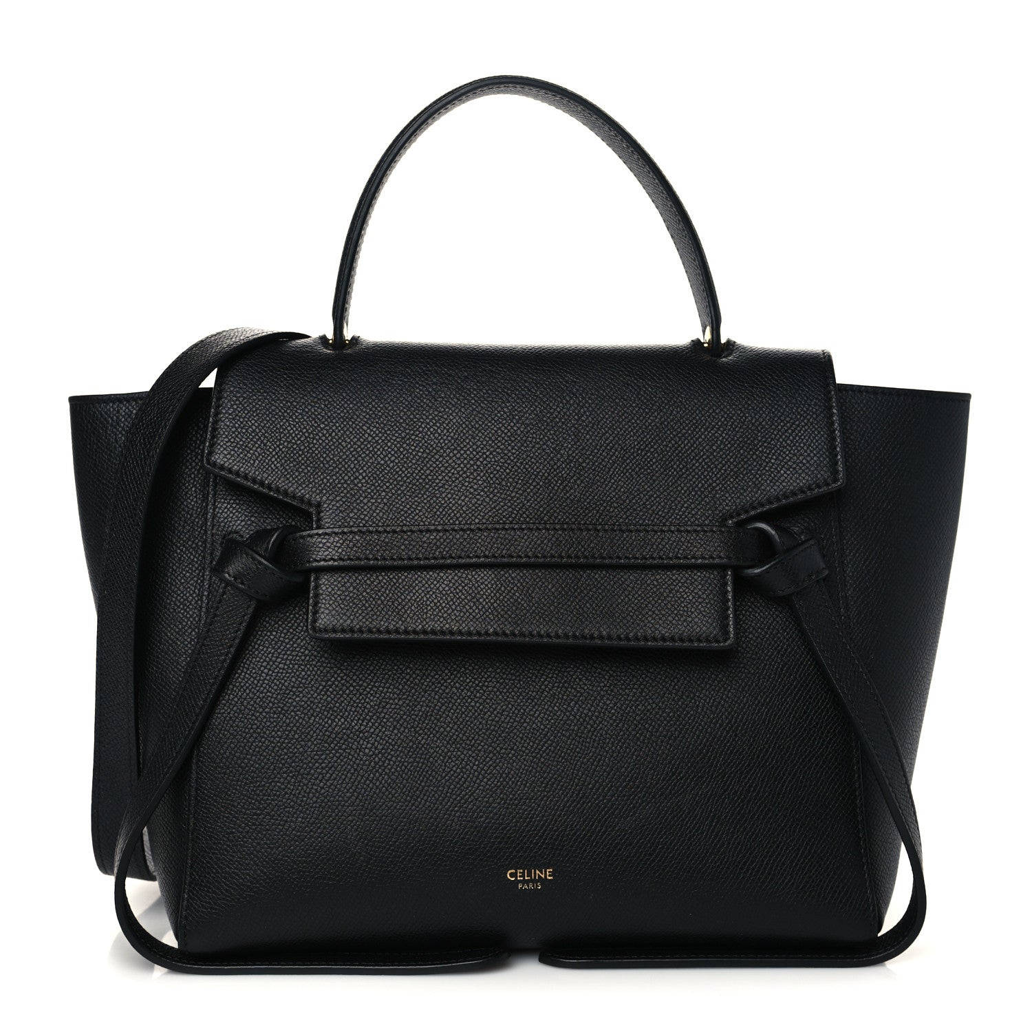 Celine Grained Calfskin Micro Belt Bag Black 1 of 7