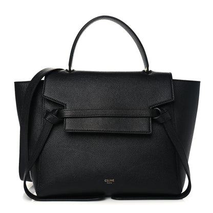 Celine Grained Calfskin Micro Belt Bag Black 1 of 7