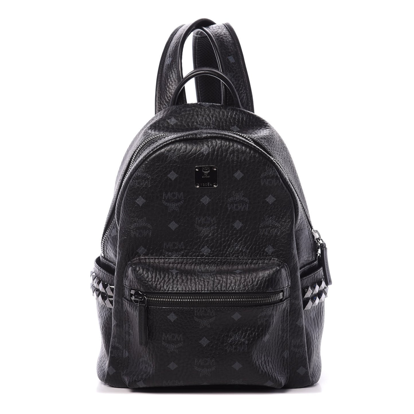 Visetos Small Side Stud Stark Backpack Black