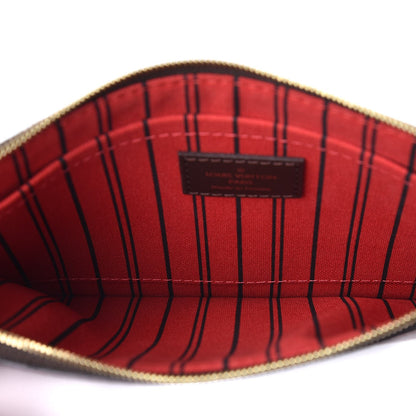Louis Vuitton Damier Ebene Neverfull MM GM Pochette 5 of 7