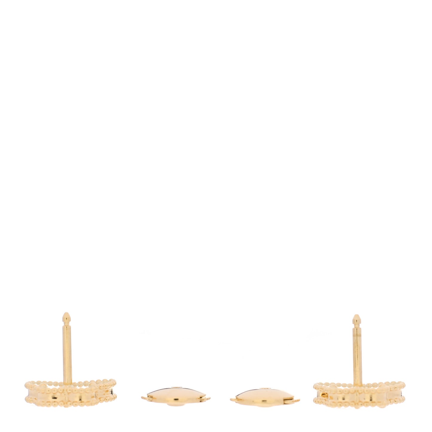 18K Yellow Gold Mother of Pearl Sweet Alhambra Butterfly Earrings