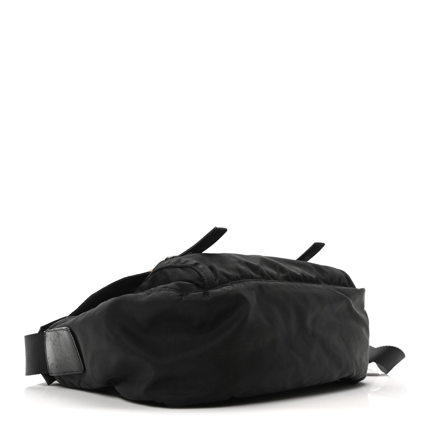 Nylon Vela Sport Messenger Bag Black