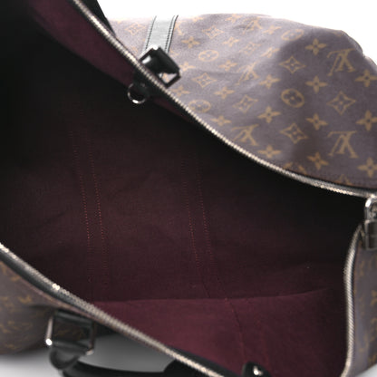 Louis Vuitton Monogram Macassar Keepall Bandouliere 55 4 of 13