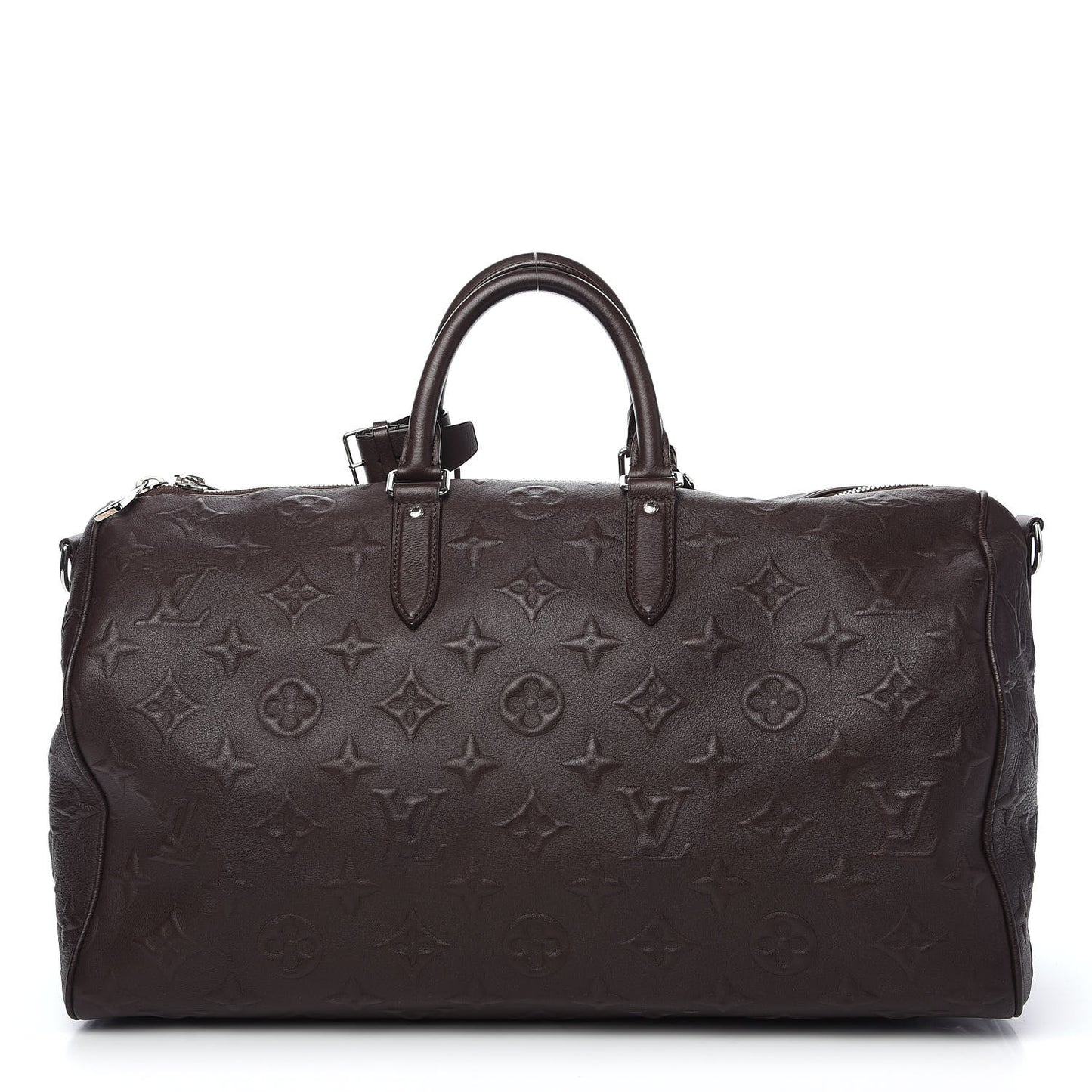 X EDUN Monogram Revelation Keepall 45 Bandouliere Brown