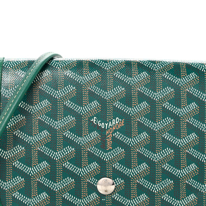 Goyard Goyardine Plumet Wallet Clutch Green 8 of 11
