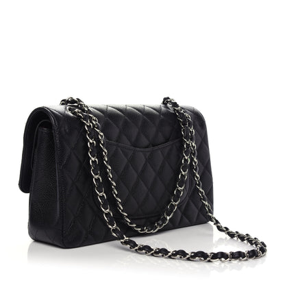 Chanel Caviar Quilted Medium Double Flap Black 3 of 9