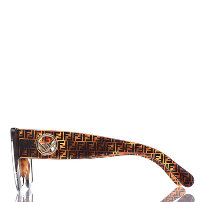 Fendi Acetate F is Fendi FF Cat Eye Sunglasses FF 0360/G/S Havana 3 of 6