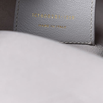 Saint Laurent Calfskin Large Shopping Tote Light Gray 8 of 11