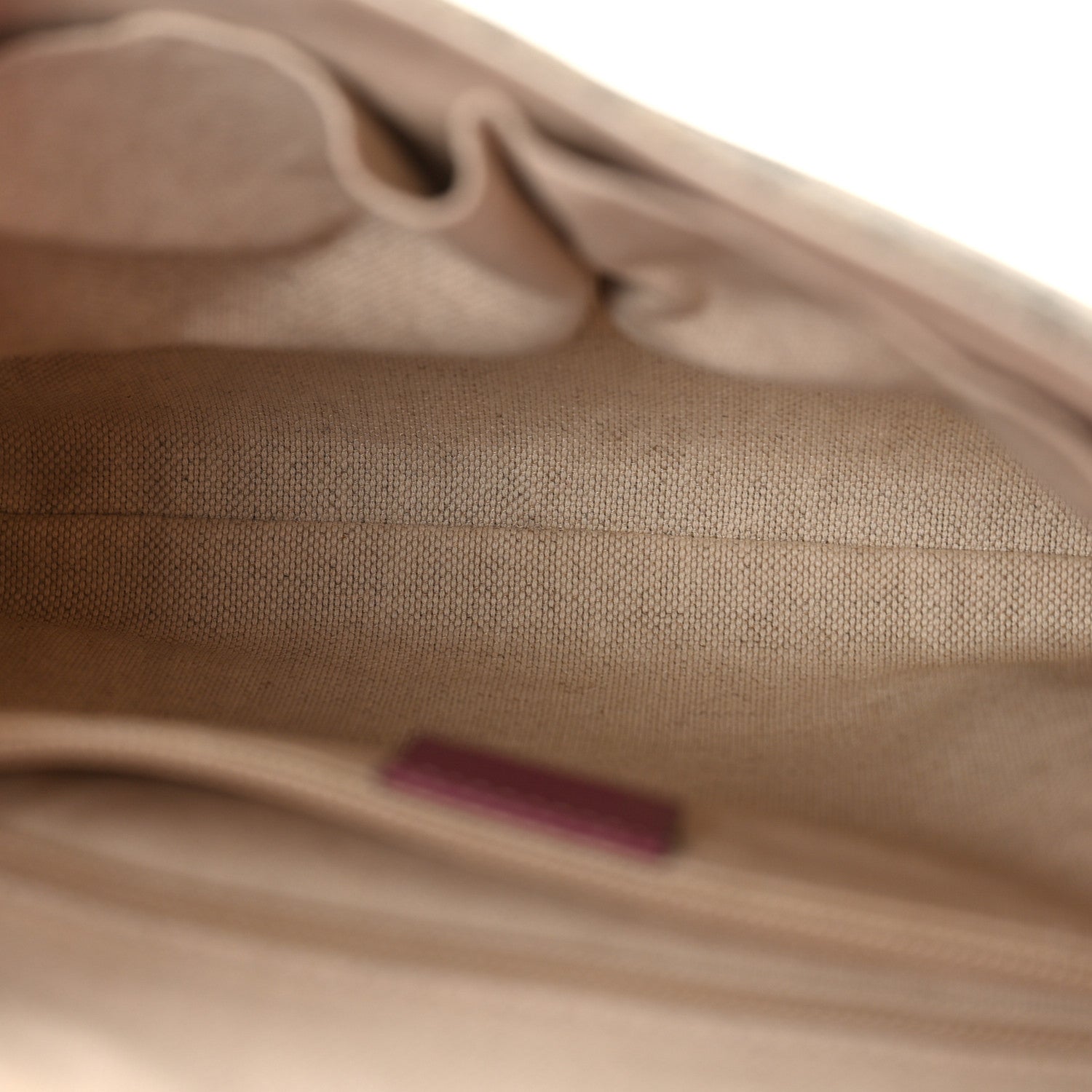 Gucci GG Supreme Monogram Selleria Calfskin Medium Satchel Messenger Bag Beige Ebony New Rosette 5 of 8