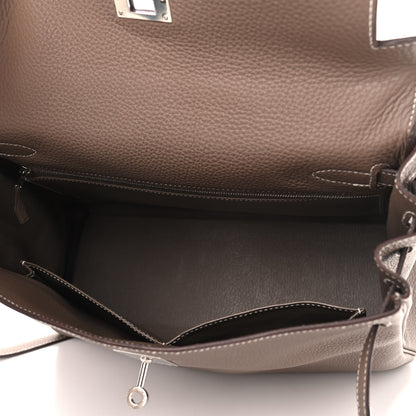 Hermes Togo Kelly Retourne 32 Etoupe 5 of 15