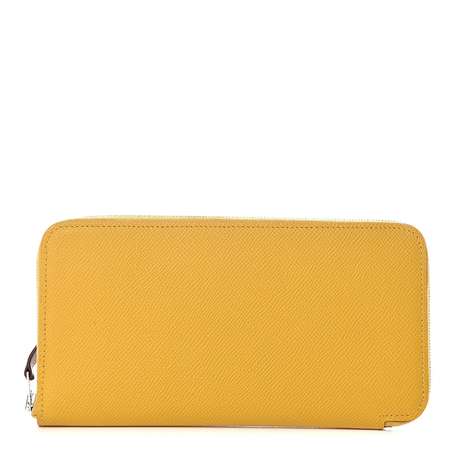 Hermes Epsom Silk'In Wallet Jaune Ambre 1 of 8