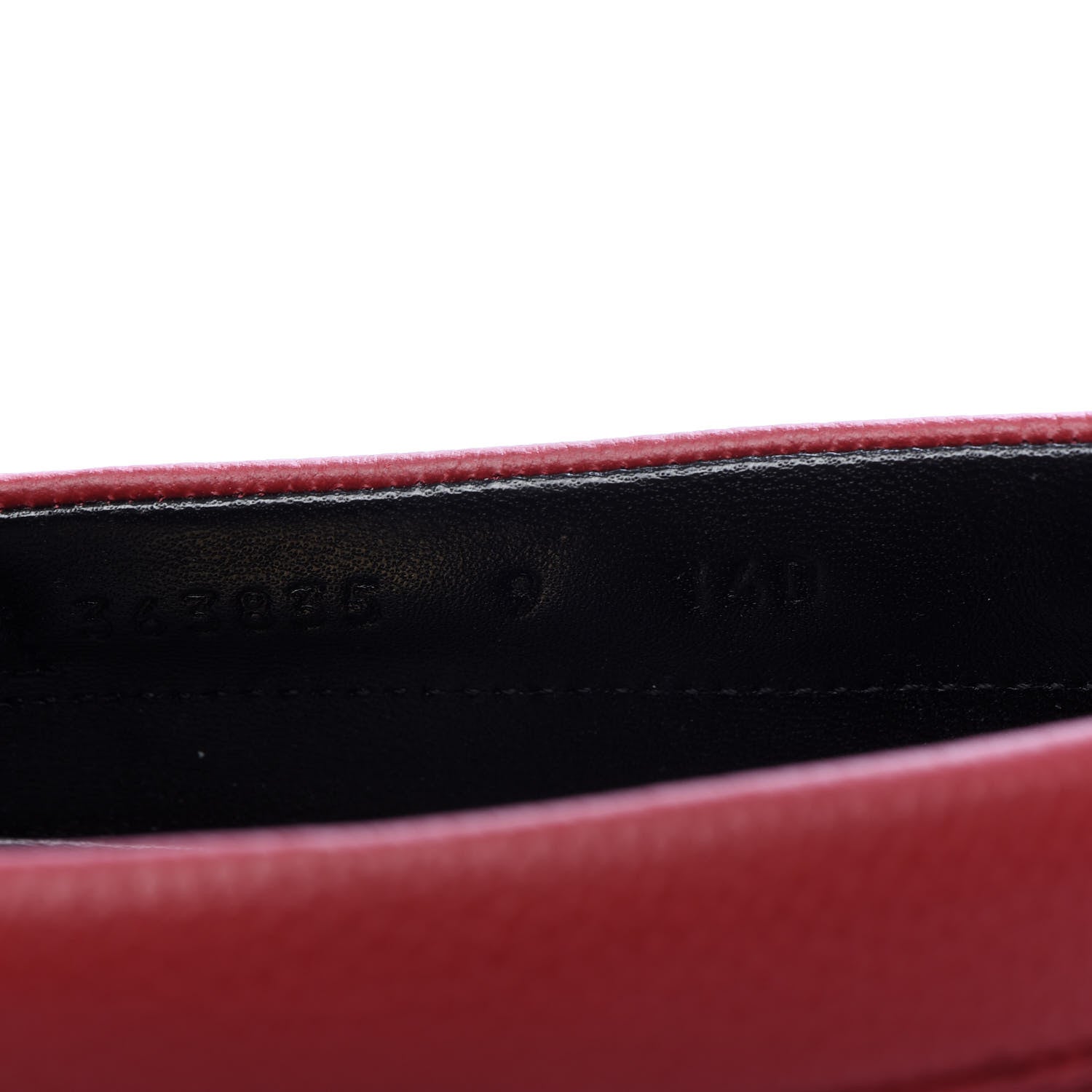 Gucci Calfskin Web Mens Driver Loafers 9 Red 8 of 15