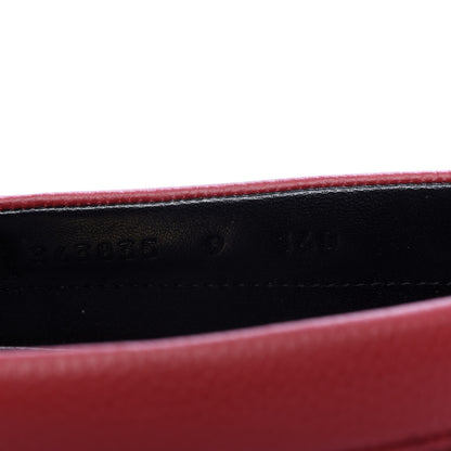 Gucci Calfskin Web Mens Driver Loafers 9 Red 8 of 15