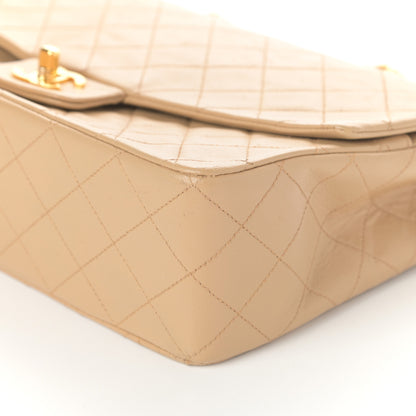 Chanel Lambskin Quilted Medium Single Flap Beige 6 of 10