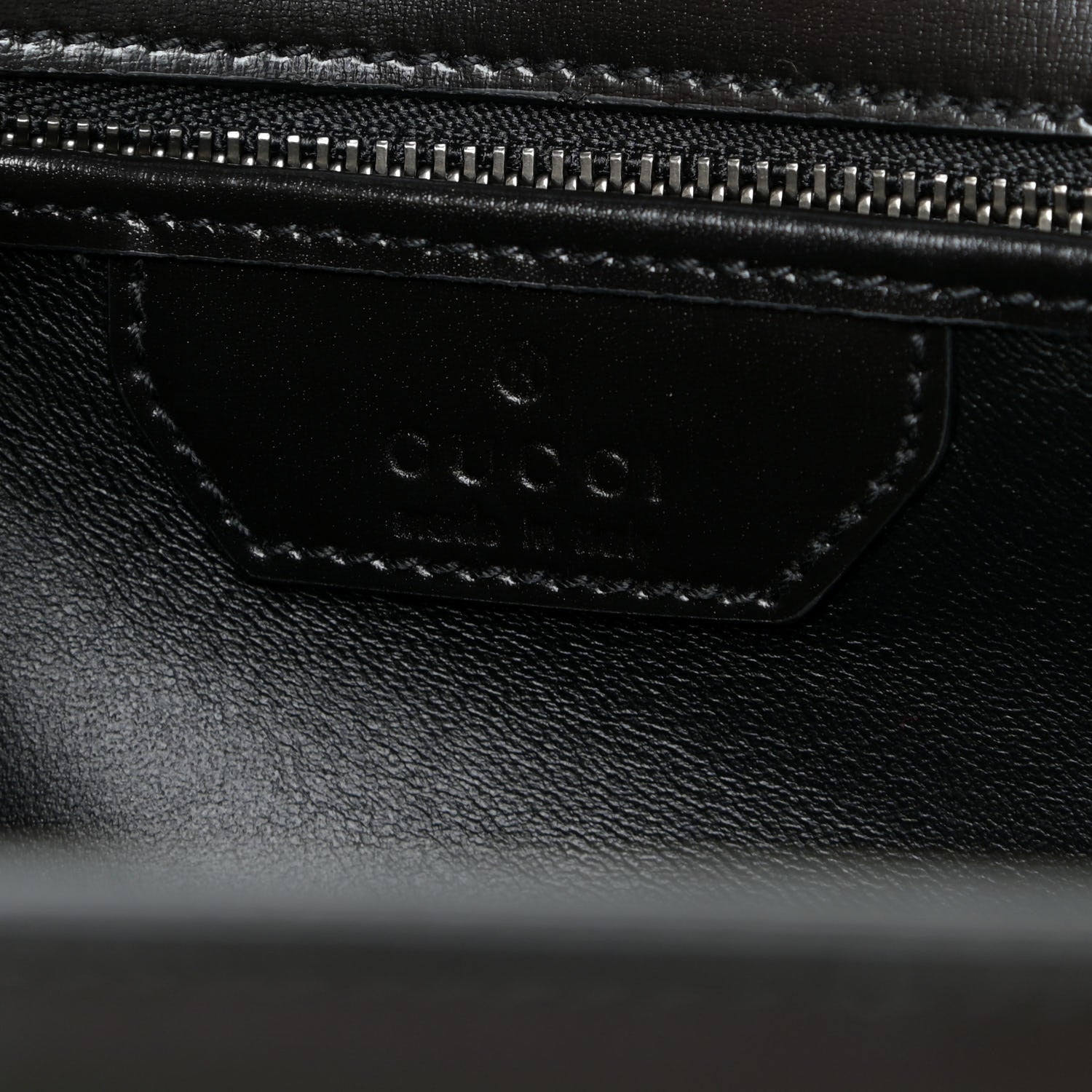 Gucci Boarded Dyana Lux Calfskin Web Monochrome Medium Bamboo 1947 Top Handle Bag Black 6 of 13