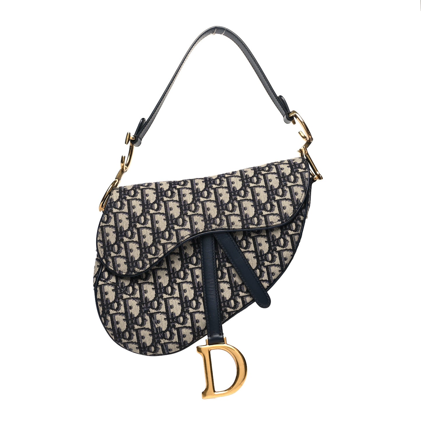 Oblique Saddle Bag Blue