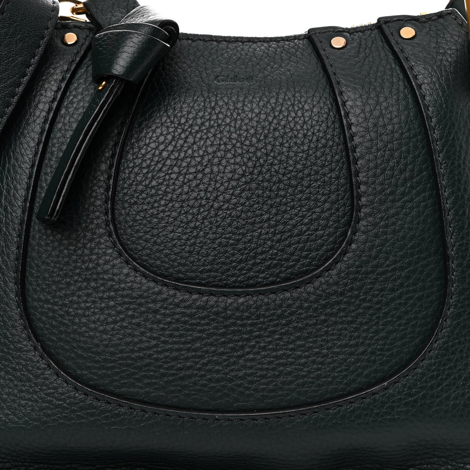 Chloe Grained Calfskin Nano Hayley Hobo Rainforest 8 of 18