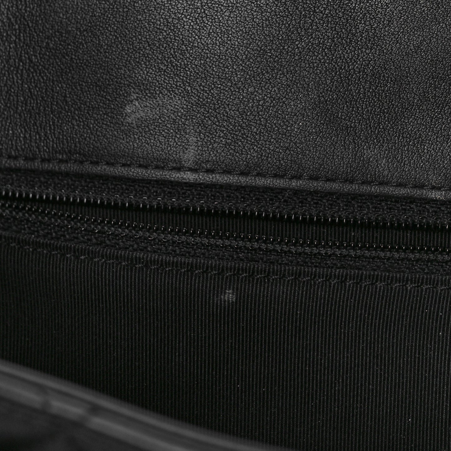 Calfskin Quilted Flap Tote Black