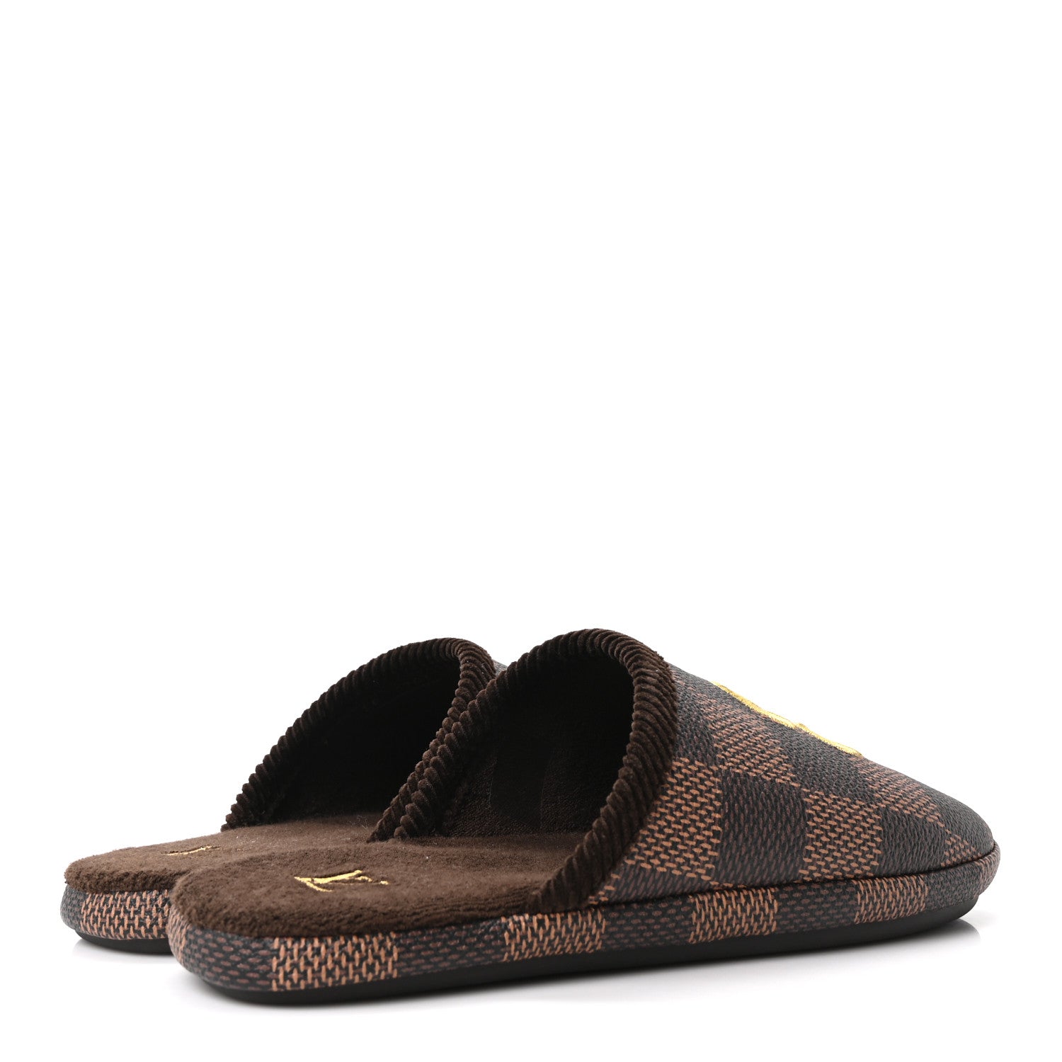 Louis Vuitton Damier Ebene Palace Slippers 7 Mocha 5 of 8