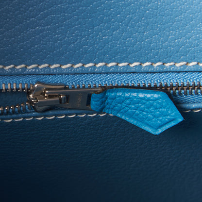 Hermes Togo Birkin 30 Blue Jean 14 of 29