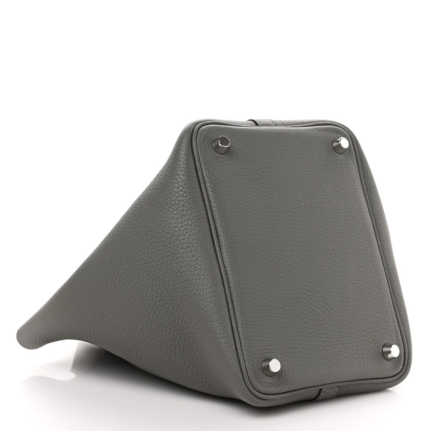 Taurillon Clemence Picotin Lock 18 PM Etain