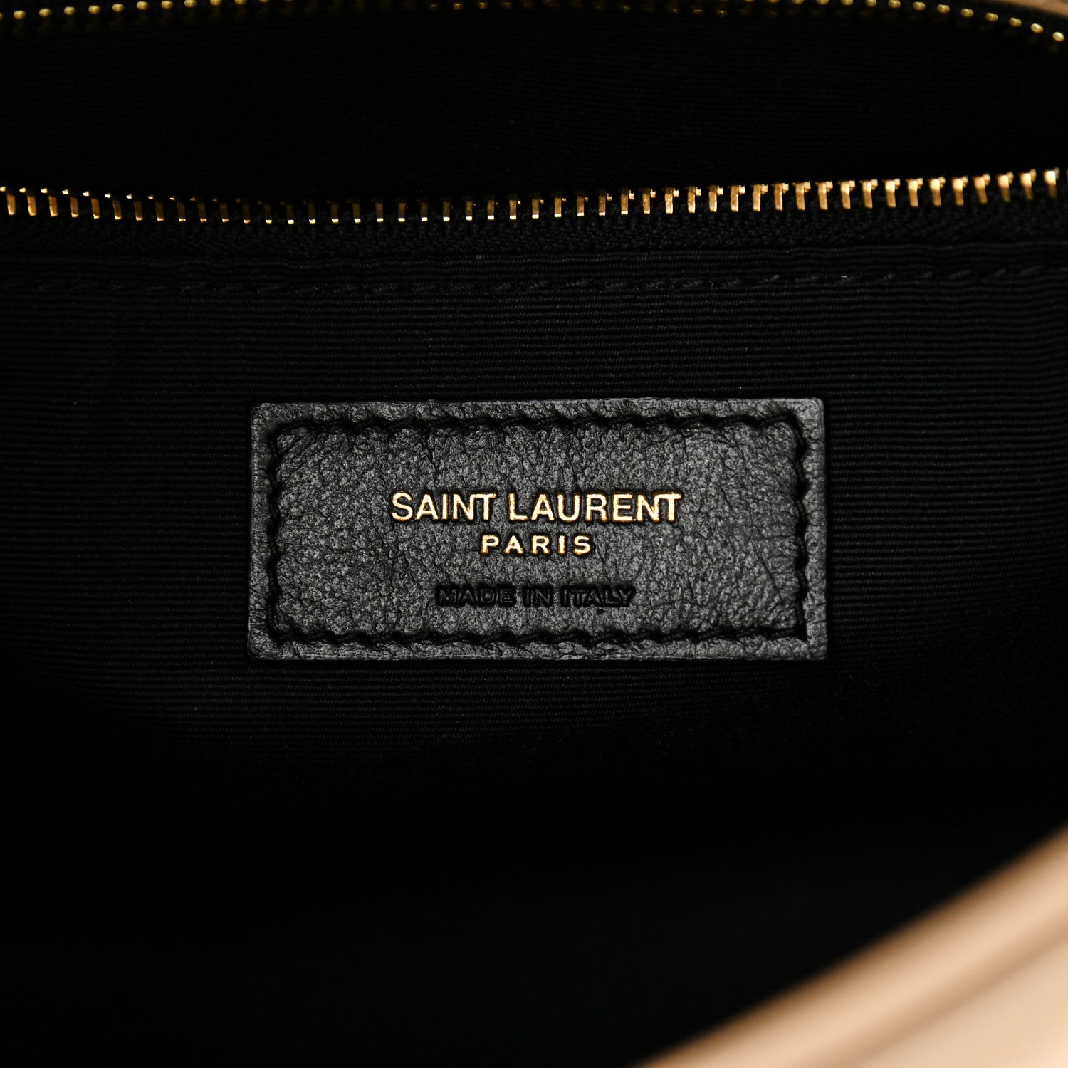 Saint Laurent Lambskin Quilted Toy Loulou Puffer Monogram Chain Satchel Nude Powder 7 of 11