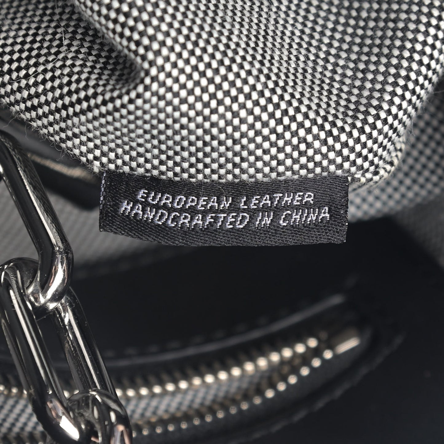 Calf Hair Leopard Print Riot Bucket Bag Black Silver Hardware